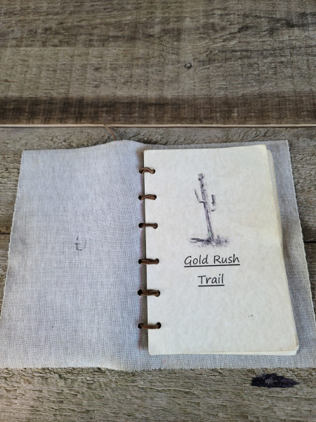 Libro del Gold Rush Trail con todos los acertijos