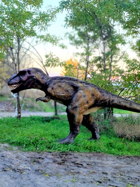 Dinosaurio en el Indian River Reptile and Dinosaur Park