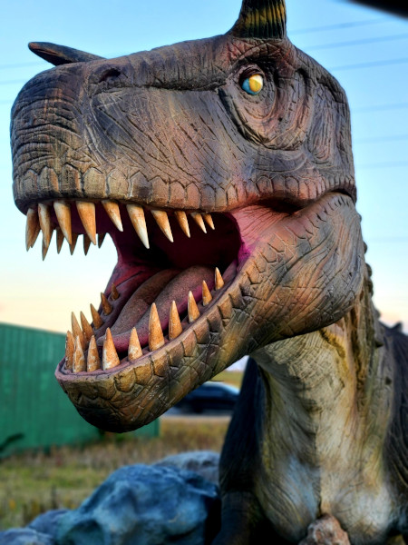 T-Rex en el Indian River Reptile and Dinosaur Park
