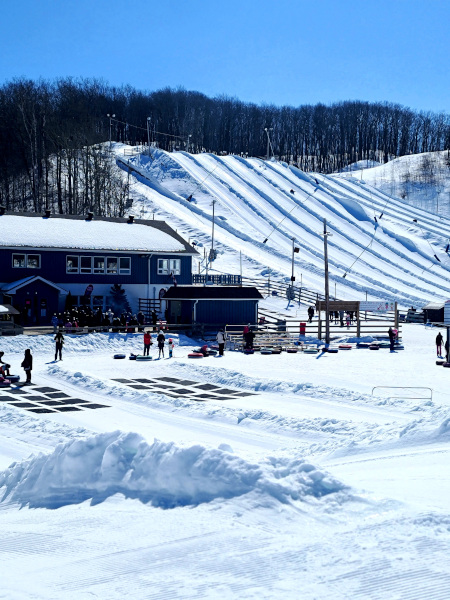 Area de tubing en Snow Valey Ski Resort
