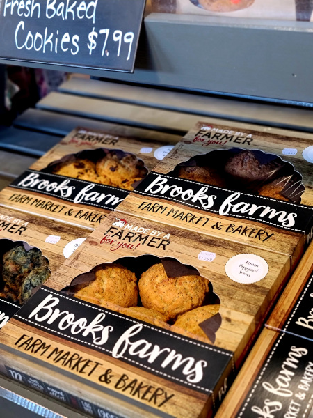 Dulces en el mercado de Brooks Farm