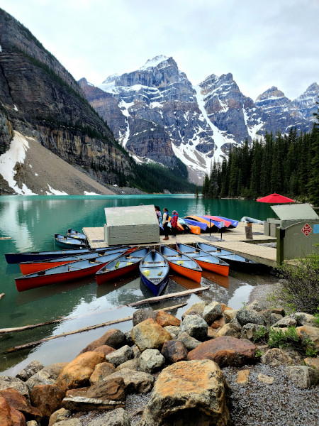 Casa de botes en Moraine Lake