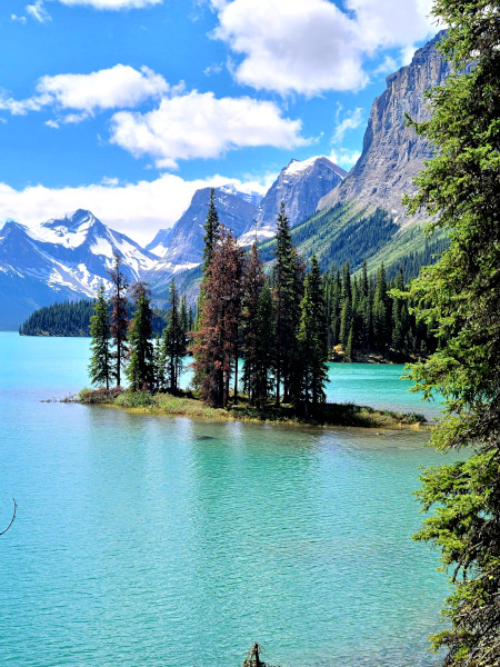 Spirit Island es uno de los lugares más fotografiados en Canadá