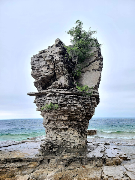 Flowerpots en Flowerpot Island, en Fathom Five National Marine Park 